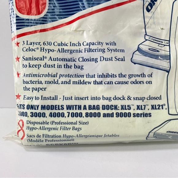 Oreck Other Oreck Type Cc Upright Vacuum Cleaner Bag Pack Of 8